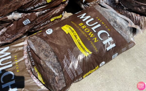 Sta Green Premium 2 cu ft Brown Mulch on the Floor