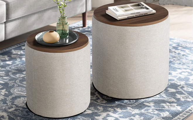 Studio Living Alvin Storage Ottoman Set Studio Living Alvin Storage Ottoman Set