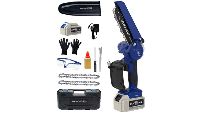 Sun Joe Handheld 6 Inch Chain Saw