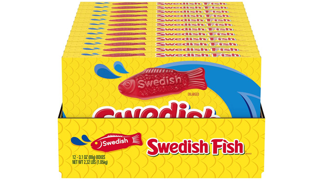 Swedish Fish Soft Chewy Candy 12 Pack
