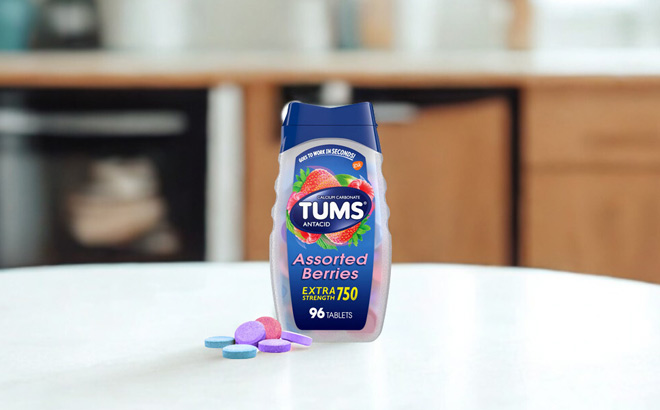 TUMS Extra Strength Assorted Berries Antacid Tablets