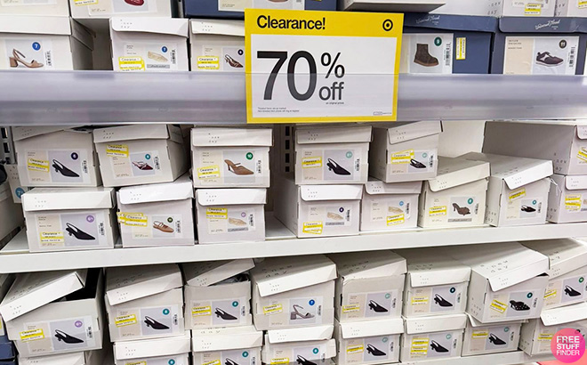 Target Shoe Clearance in Store