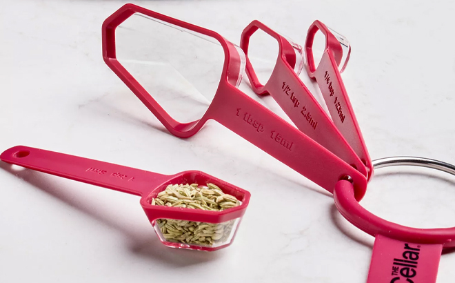 The Cellar Set Of 4 Measuring Spoons The Cellar Set Of 4 Measuring Spoons