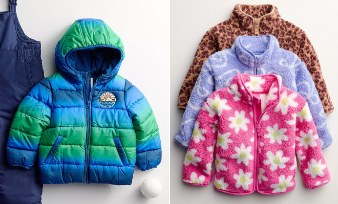 Toddler Jumping Beans Hooded Puffer Jacket Toddler Jumping Beans Hooded Puffer Jacket