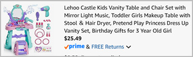Toddler Vanity Set Screenshot