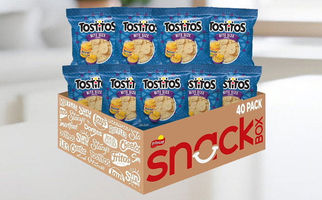 Tostitos 40 Count Bite Sized Rounds Tortilla Chips