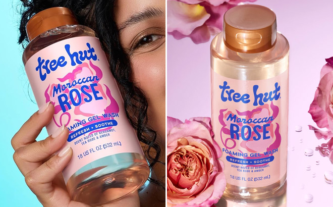 Tree Hut Moroccan Rose Foaming Gel Wash