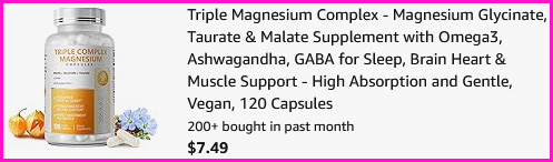 Triple Magnesium Complex Checkout Screen Triple Magnesium Complex Checkout Screen