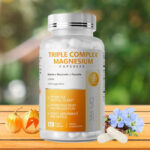 Triple Magnesium Complex Supplements on the Table