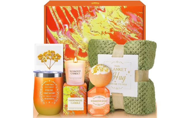 Trsille Gift Basket Set Orange Trsille Gift Basket Set Orange