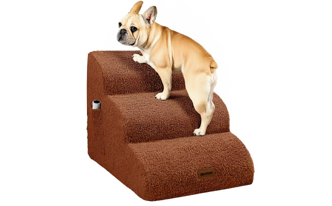 Tucker Teddy Soft Velvet Waterproof Pet Stairs Tucker Teddy Soft Velvet Waterproof Pet Stairs