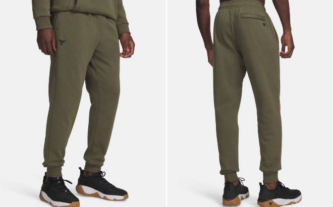 Under Armour Project Rock Rival Fleece Mens Joggers