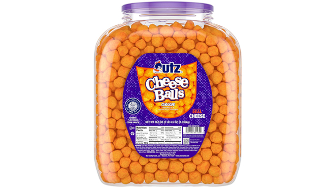 Utz Cheese Balls Barrel
