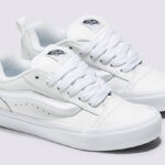 VANS Knu Skool Shoes in True White Color
