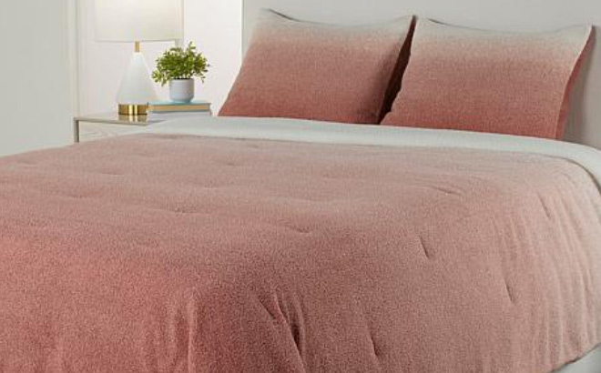 Warm Cozy Teddy Comforter Set