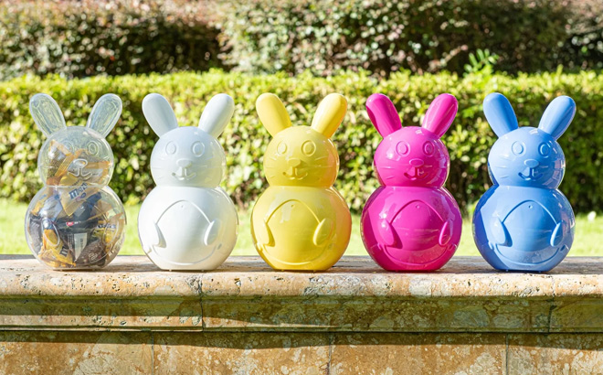 Way To Celebrate Plastic Bunny Containers