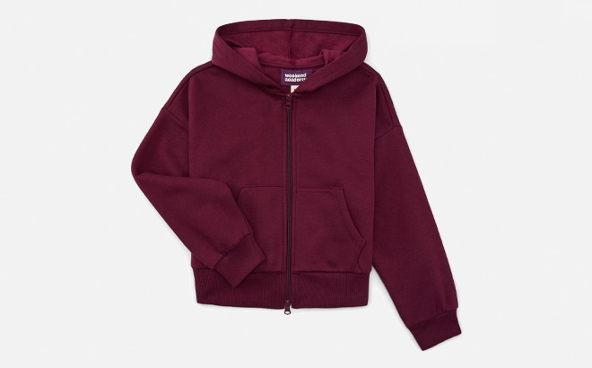 Weekend Academy Girls Hooded Full Zip Fleece Jacket Weekend Academy Girls Hooded Full Zip Fleece Jacket
