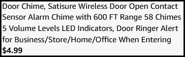 Wireless Door Chime Checkout Page Wireless Door Chime Checkout Page