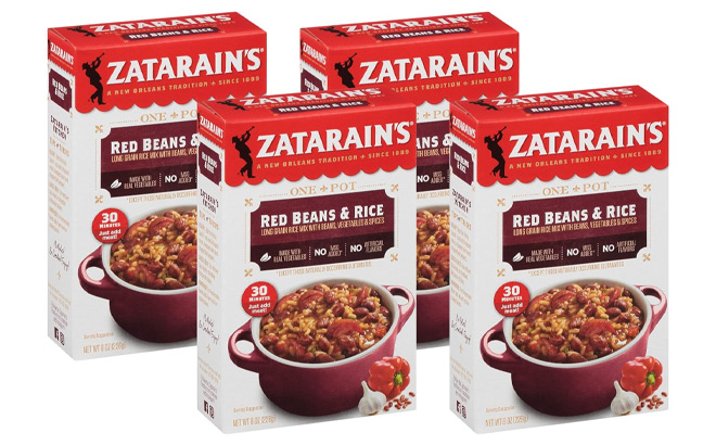 Zatarains Red Beans Rice 4 Pack Zatarains Red Beans Rice 4 Pack