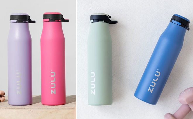 Zulu Insulated Water Bottles 2 Pack Zulu Insulated Water Bottles 2 Pack