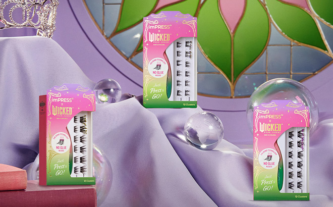imPRESS x Wicked For Good 12 Count False Eyelashes