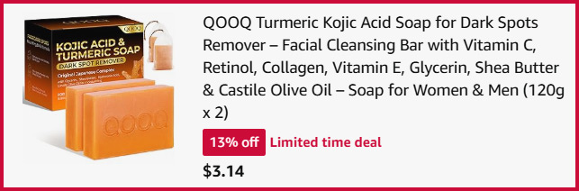 urmeric Kojic Acid Soap Summary