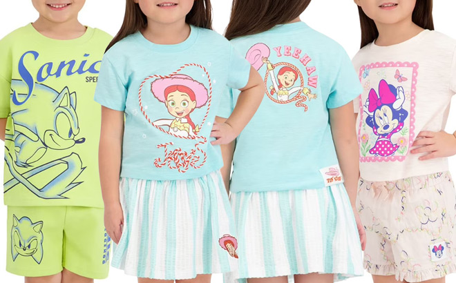 2 Piece Toddler Character Sets