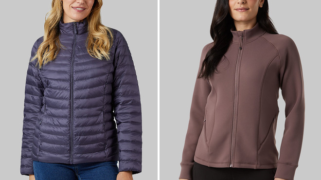 32 Degree Ultra Light Down Packable Jacket and Sweat Tech Full Zip 32 Degree Ultra Light Down Packable Jacket and Sweat Tech Full Zip