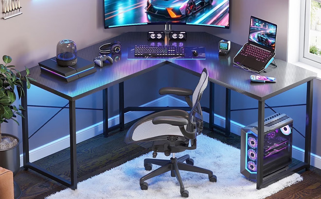 51 Inch L Shaped Computer Desk