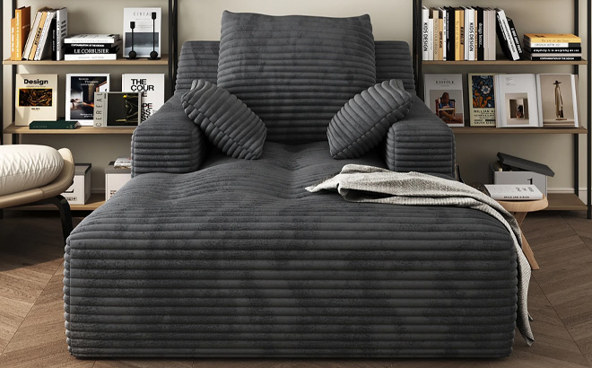 67 Inch Oversized Chaise Lounge Chair