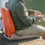 A Person Sitting on Step2 Folding Flip Seat