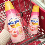 A Woman Holding International Delight Paris Hilton Sweet and Spicy Coffee Creamer