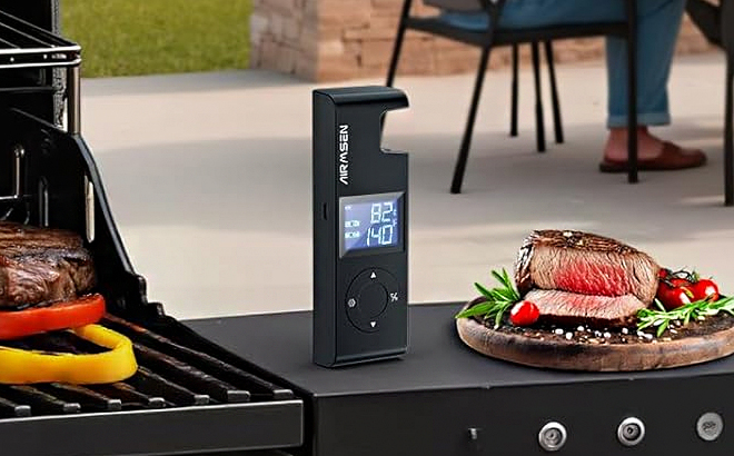 AIRMSEN Wireless Meat Thermometer on a Table