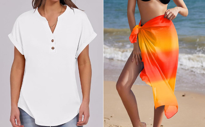ANRABESS Womens Short Sleeve