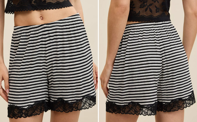 Aerie Real Soft Rib Lace Boxers