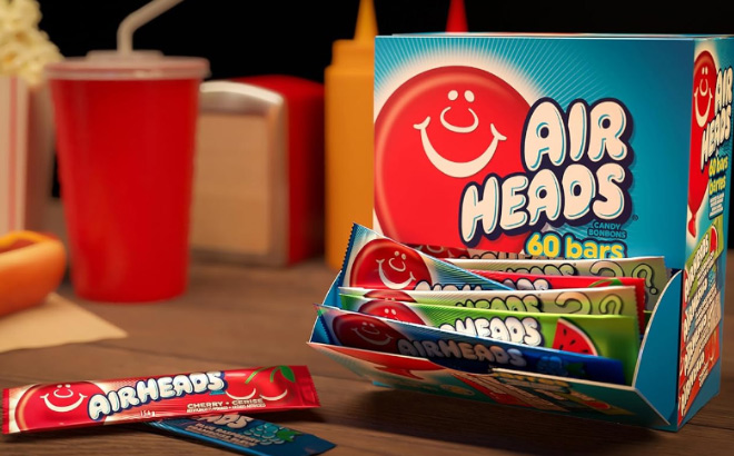 Airheads Full Size Bars 60 Count Box Airheads Full Size Bars 60 Count Box