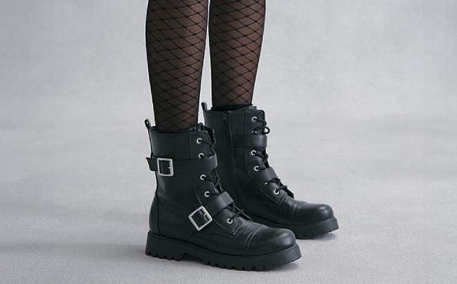Arizona Jean Co Womens Tilpa Stacked Heel Combat Boots Arizona Jean Co Womens Tilpa Stacked Heel Combat Boots
