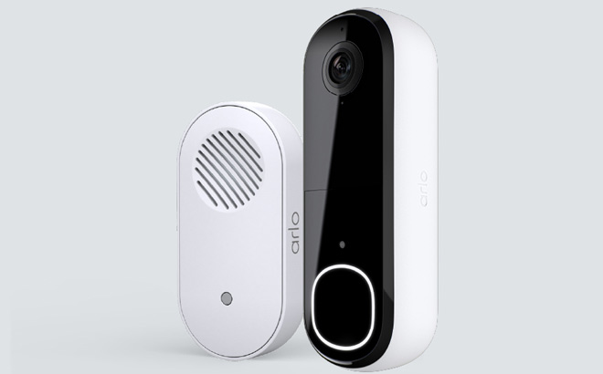 Arlo 2K Video Doorbell With Chime Bundle