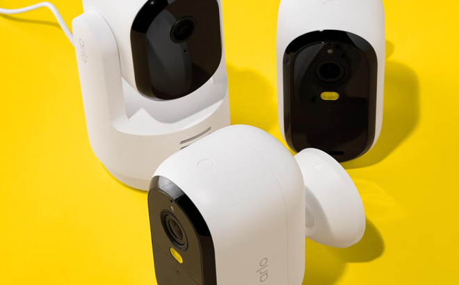 Arlo Essential 2K Outdoor Camera 2 Pack with Indoor Camera