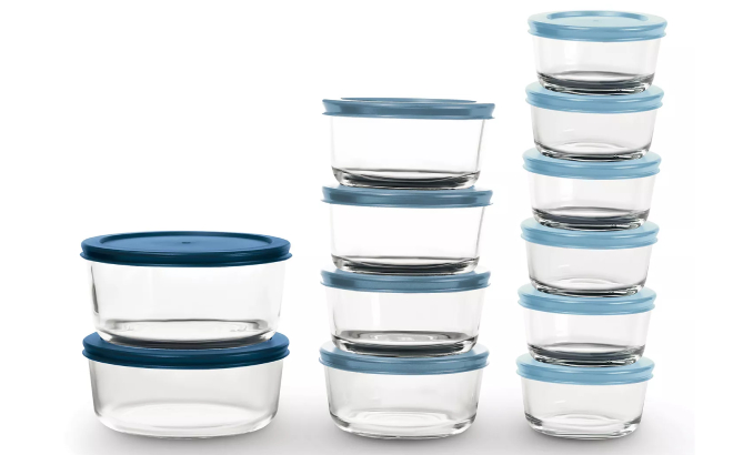 Art Cook 24 Piece Glass Food Storage Set Art Cook 24 Piece Glass Food Storage Set