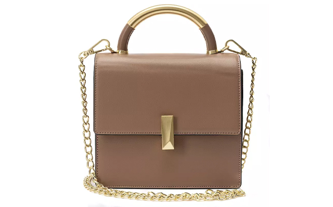 BCBGeneration Top Handle Crossbody Bag with Pushlock Flap BCBGeneration Top Handle Crossbody Bag with Pushlock Flap