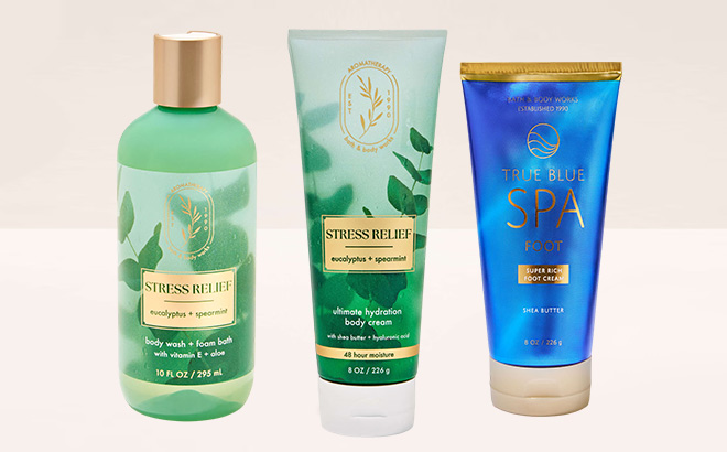 Bath Body Works Full Size Wellness Body Care