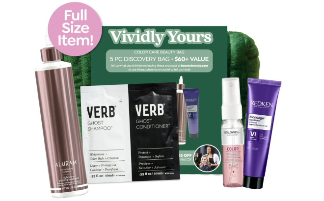 Beauty Brands Vividly Yours Color Care Discovery Bag