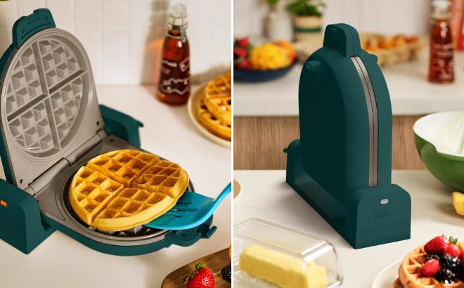 Bella Flip n Store Ceramic Waffle Maker
