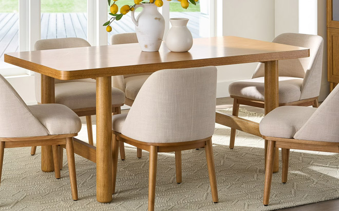 Better Homes and Gardens Adlin 70 Inch Rectangle Dining Table