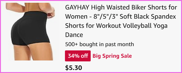 Biker Shorts at Checkout Biker Shorts at Checkout
