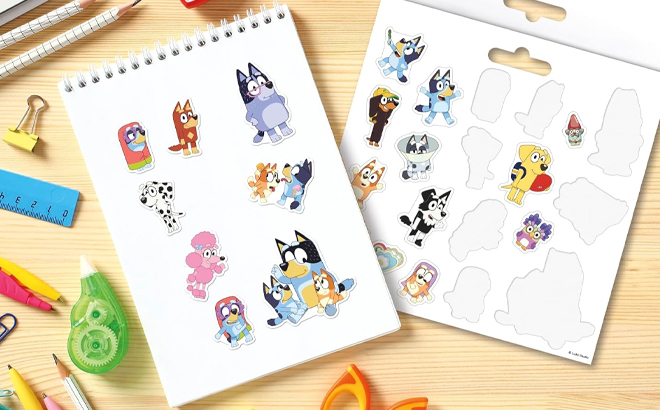 Bluey 6 Page Mini Stickerland Pad