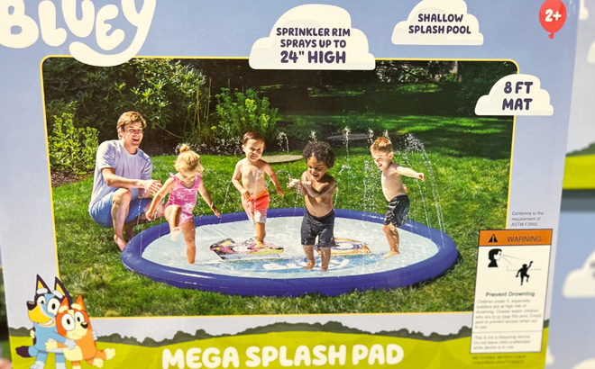 Bluey Splash Pad at Sams Club