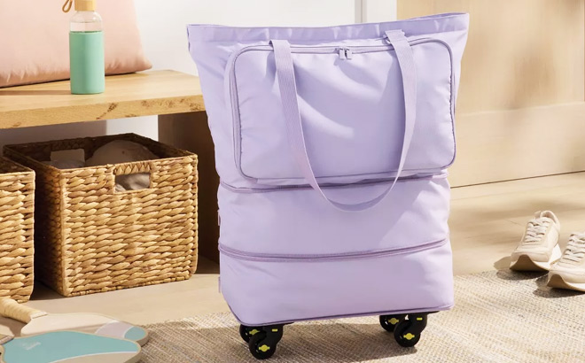 Brightroom Collapsible Rolling Tote