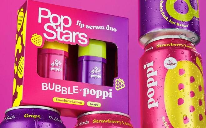 Bubble x Poppi Pop Stars Lip Serum Duo